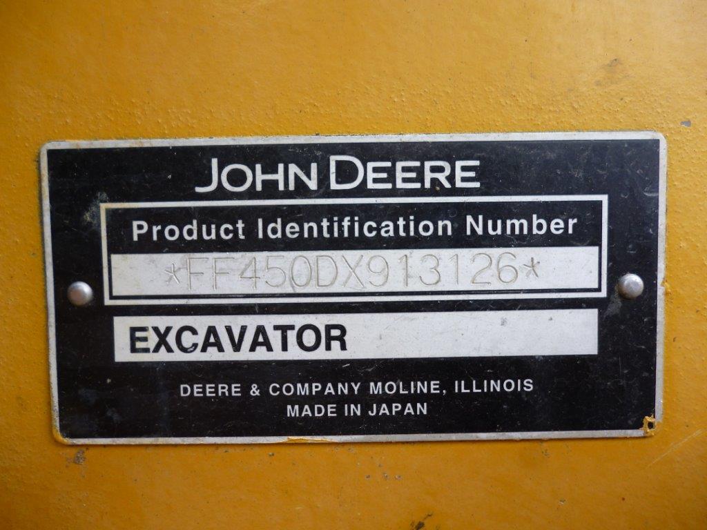 John Deere 450D LC Excavator Parts