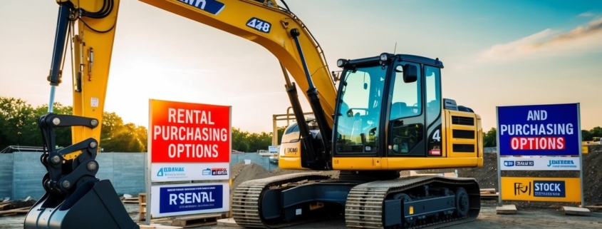 excavator rental options