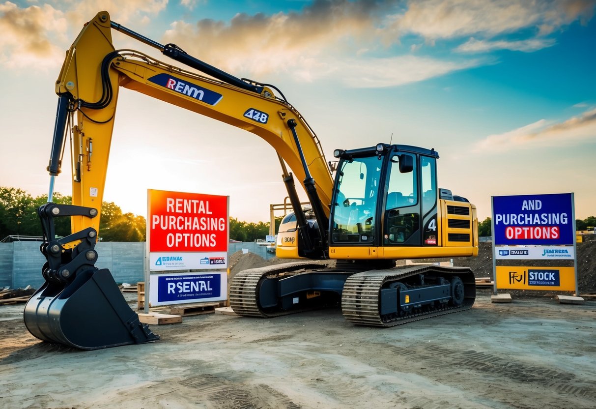 excavator rental options